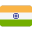 Map of India showing Bangalore location